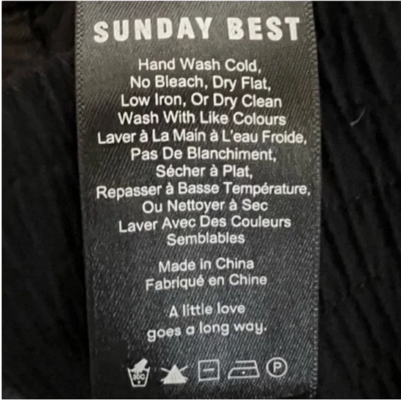 Aritzia Sunday Best Pants Soft Black VTV2-6597-29 Size Extra Small XS - Picture 7 of 9